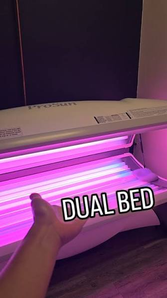 ProSun dual tanning bed at Next Level Spa